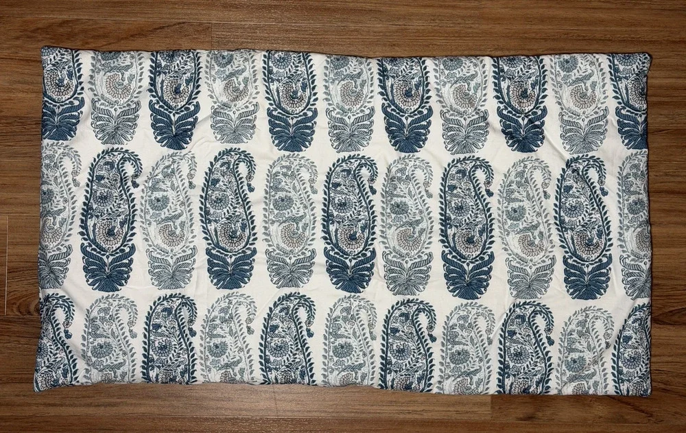 Pottery Barn Keely Paisley Comforter King Pillow Sham - Sample Pull